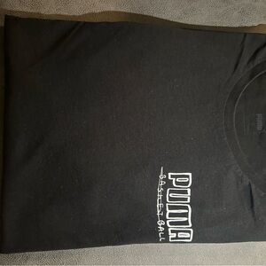 Puma Men's Black Graphic T-Shirt